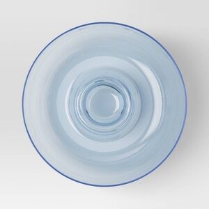 Room Essentials Chip and Dip Bowl 158 oz. Light Blue NWT